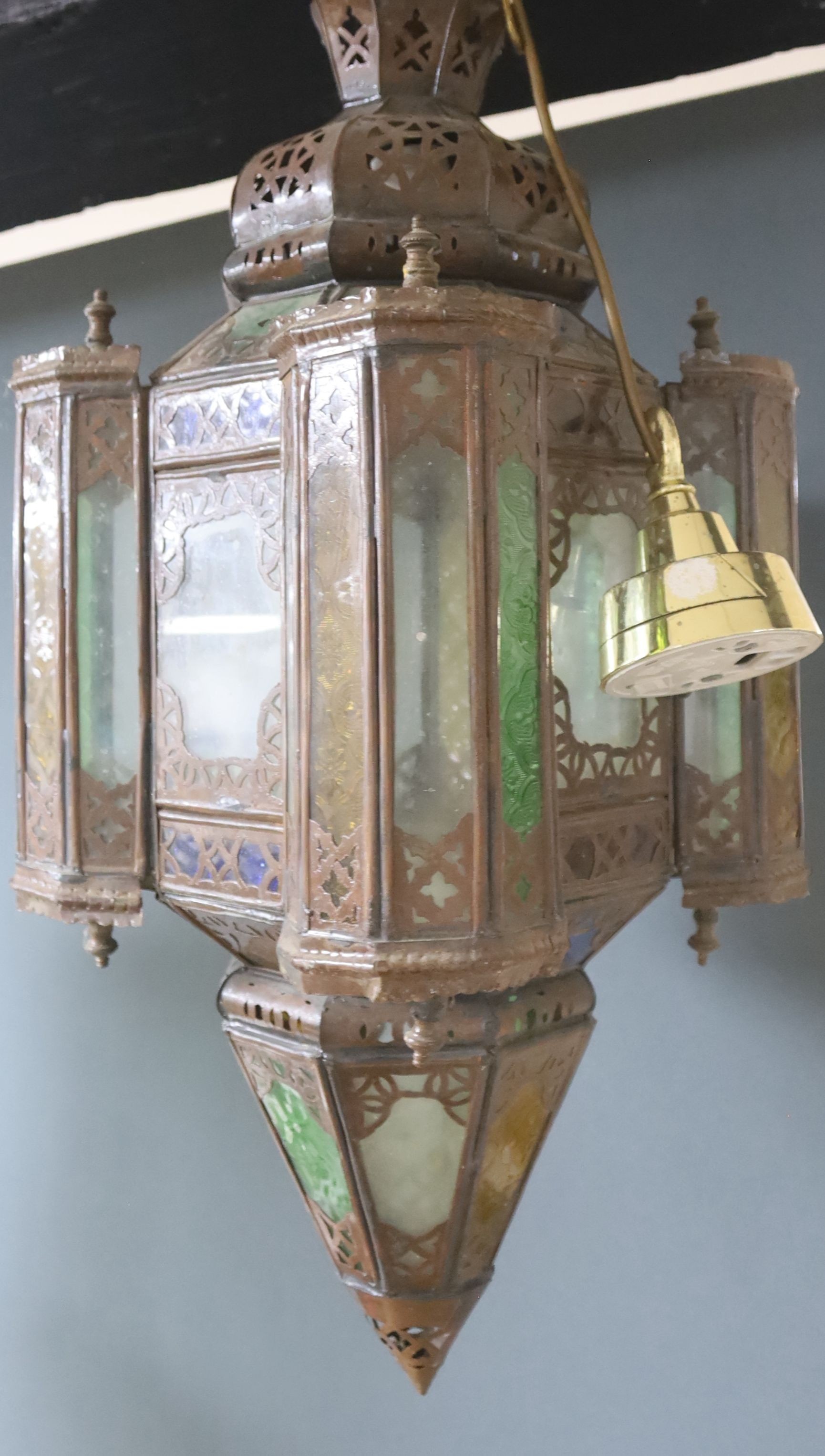 Two Moorish style lanterns